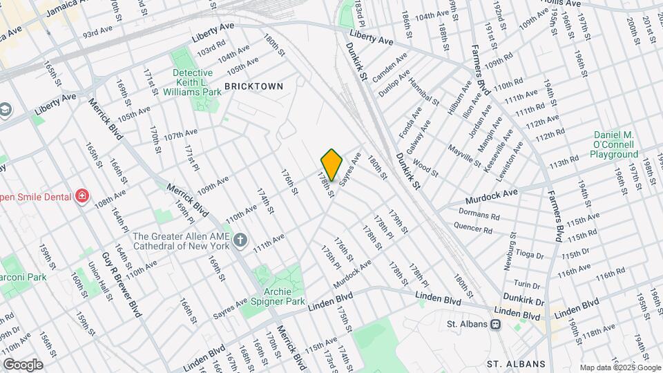 110-33 178th St Map and Location Details