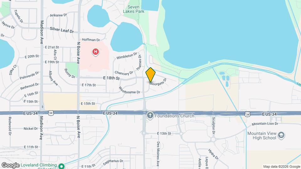 2338 Moorgate Dr Map and Location Details