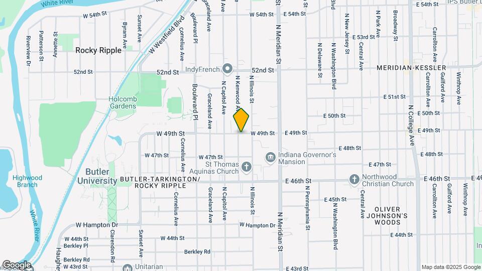4841 N Kenwood Ave Map and Location Details