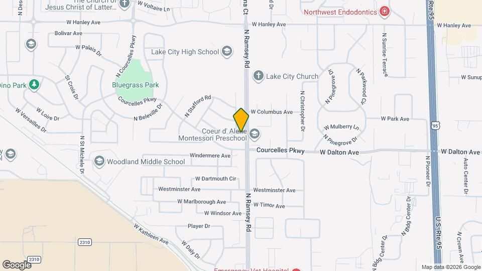 5660 N Loraine St Map and Location Details