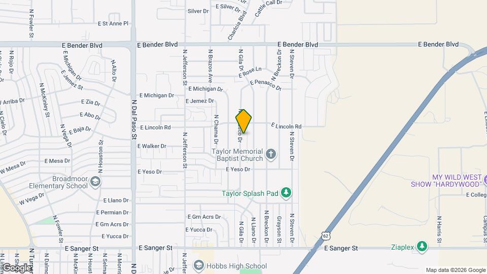 1718 N Penasco Dr Map and Location Details