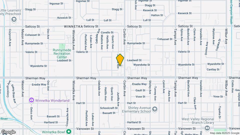 7244 Jumilla Ave Map and Location Details
