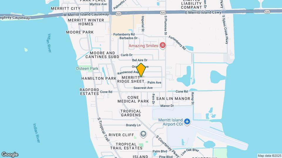 502 Palm Ave Map and Location Details