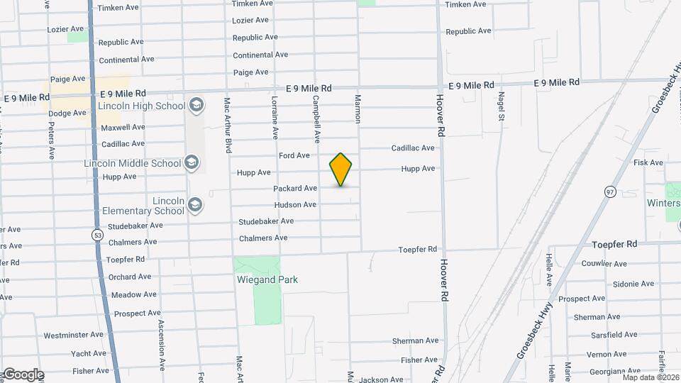 11268 Packard Ave Map and Location Details