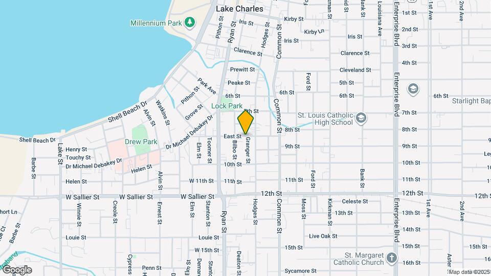 1710 Granger St Map and Location Details