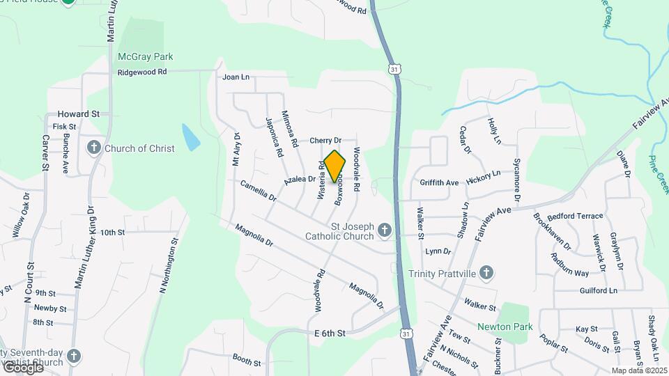 521 Boxwood Rd Map and Location Details
