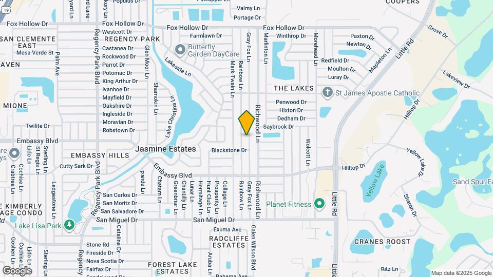 9405 Gray Fox Ln Map and Location Details