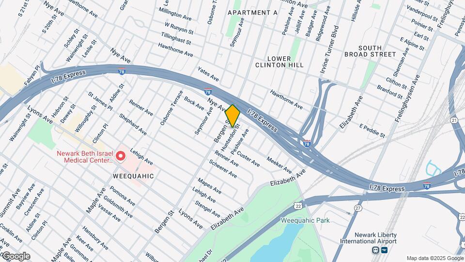 903 Hunterdon St, Unit 1 Map and Location Details