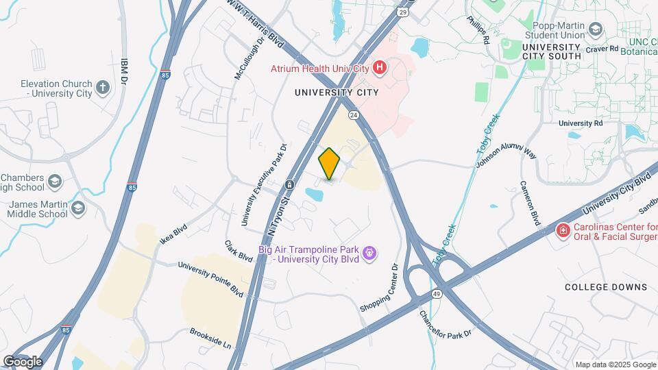 8424 N Tryon St, Unit B3 Map and Location Details