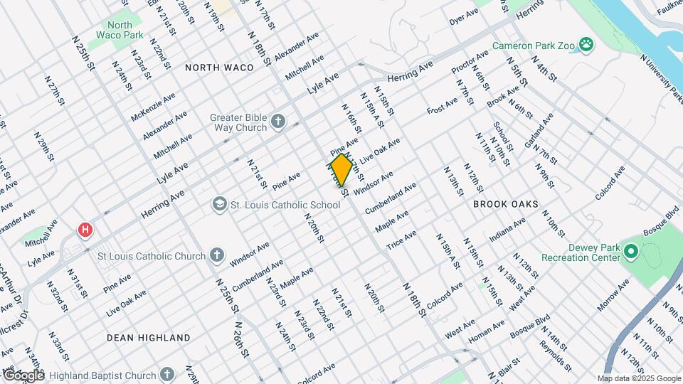 1801 Windsor Ave Mapa y Detalles de la Ubicación
