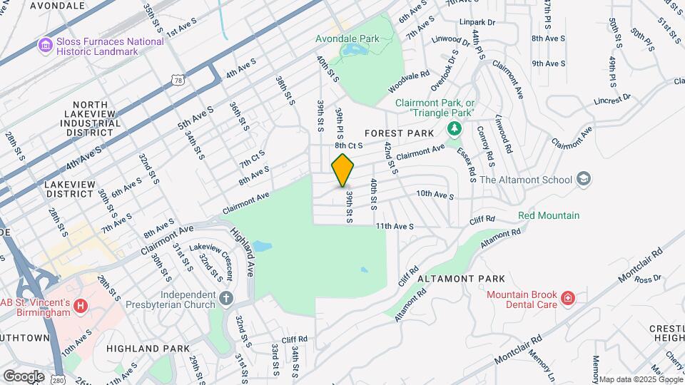 3841 Glenwood Ave Mapa y Detalles de la Ubicación
