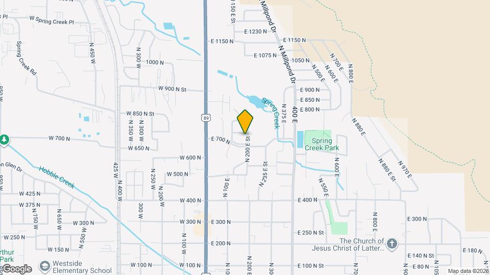 735 N 200 E St Map and Location Details