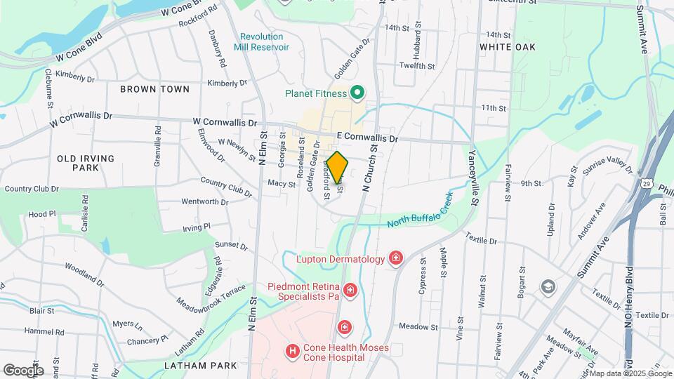 1905 Palm St Map and Location Details