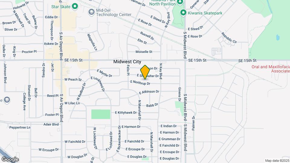 409 E Northrup Dr Map and Location Details