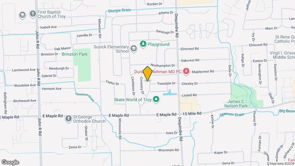 1831 Hempstead Dr Map and Location Details