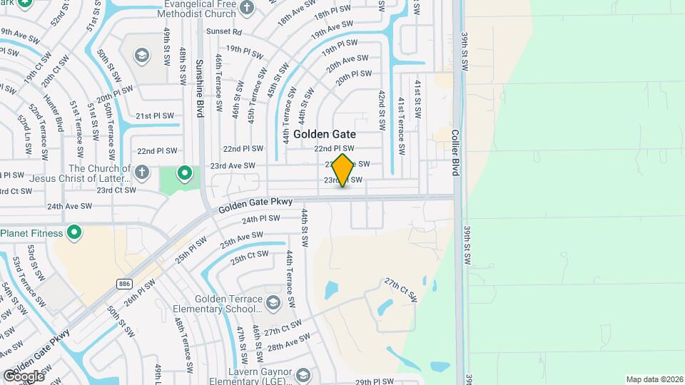 4319 Golden Gate Pkwy Map and Location Details
