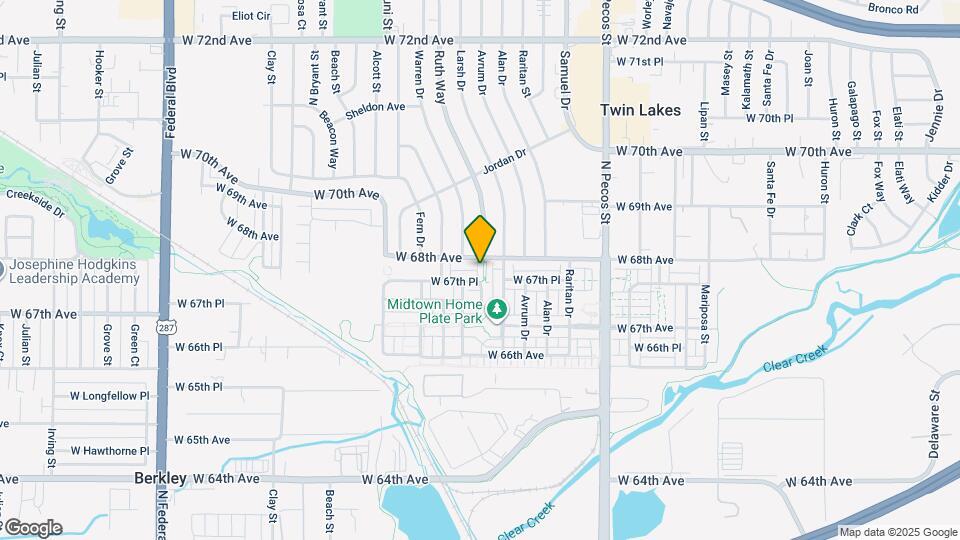 2065 W 67th Pl Map and Location Details