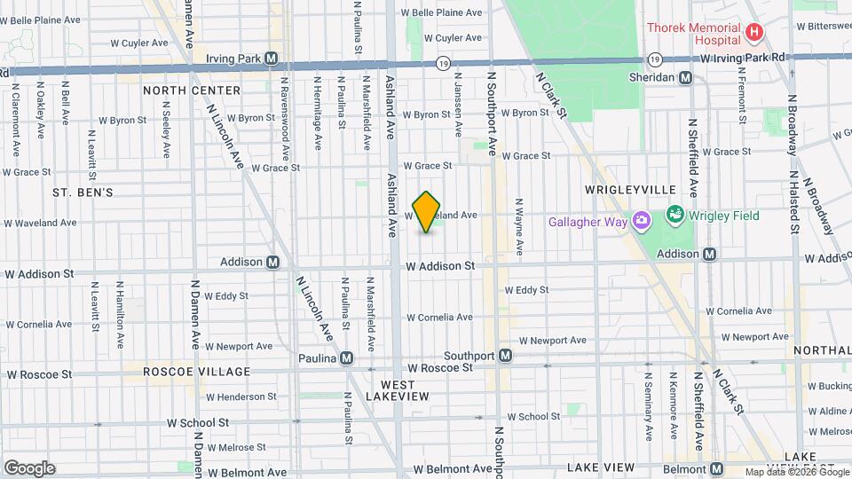 3631 N Bosworth Ave, Unit J08P Map and Location Details