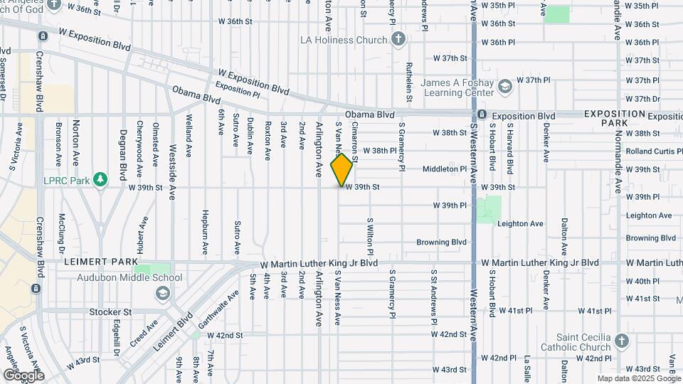 1952 W 39th St Mapa y Detalles de la Ubicación