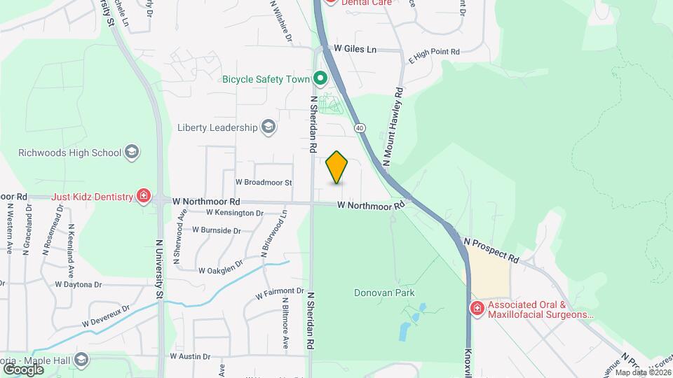 6117 N Jayar Dr Map and Location Details