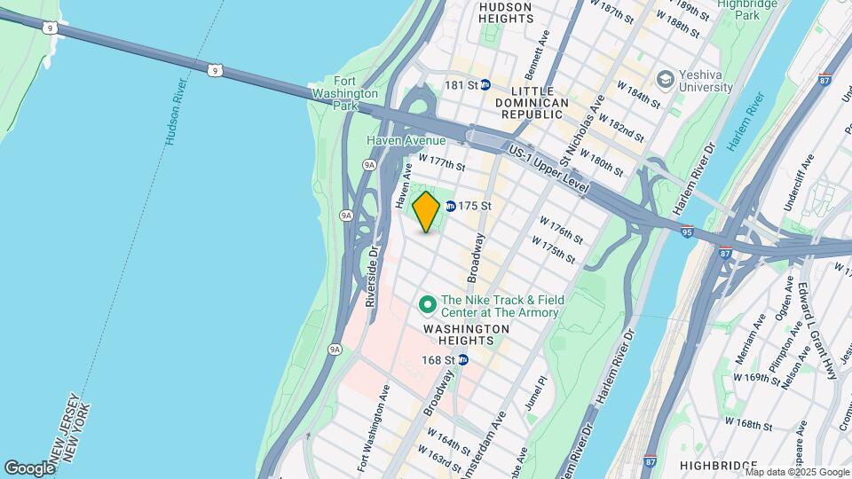 715 W 172nd St Map and Location Details