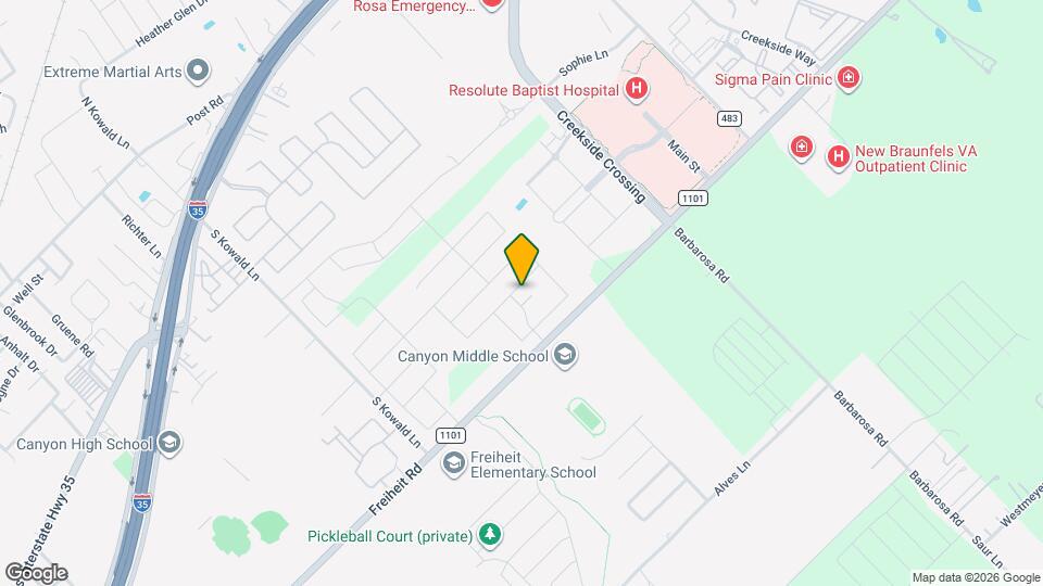 2073 Turkey Creek Map and Location Details