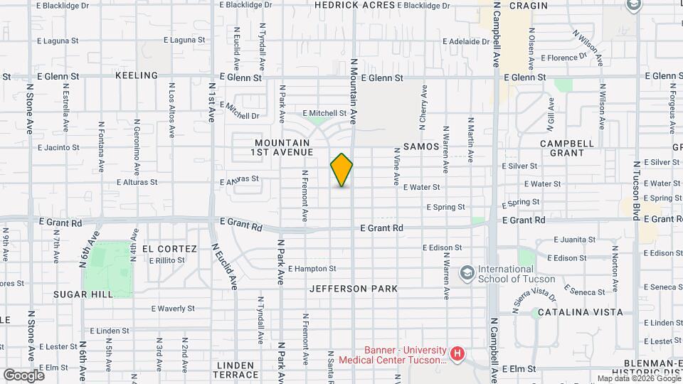 1220 E Water St Map and Location Details