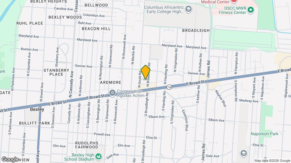 35 N Broadleigh Rd Mapa y Detalles de la Ubicación