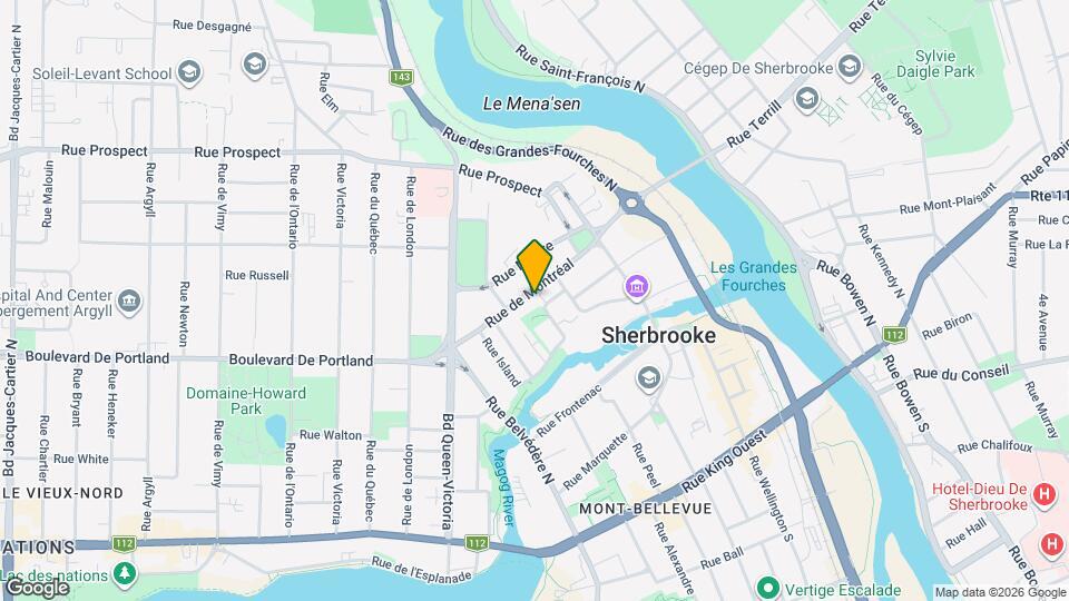 374 De Montréal Rue Map and Location Details