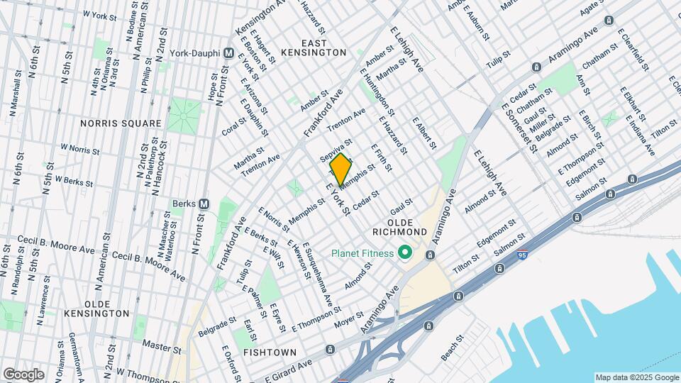 2331 E York St, Unit Unit1 Map and Location Details