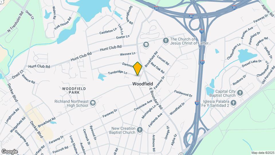7920 Turnbridge Ln Map and Location Details