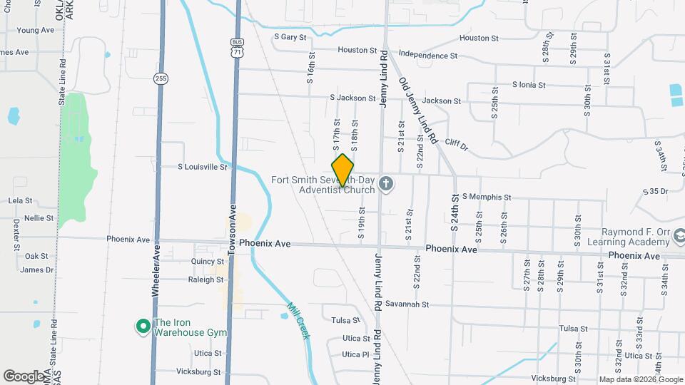 1708 S Memphis St Map and Location Details
