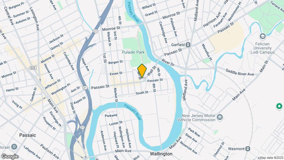 100 Passaic St Map and Location Details