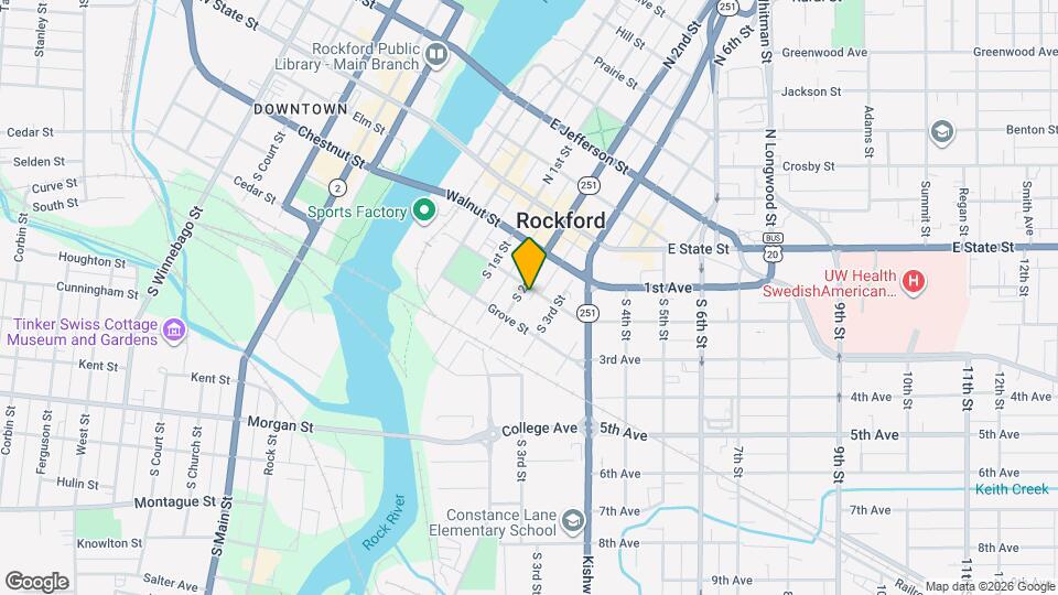 507 Oak St Map and Location Details