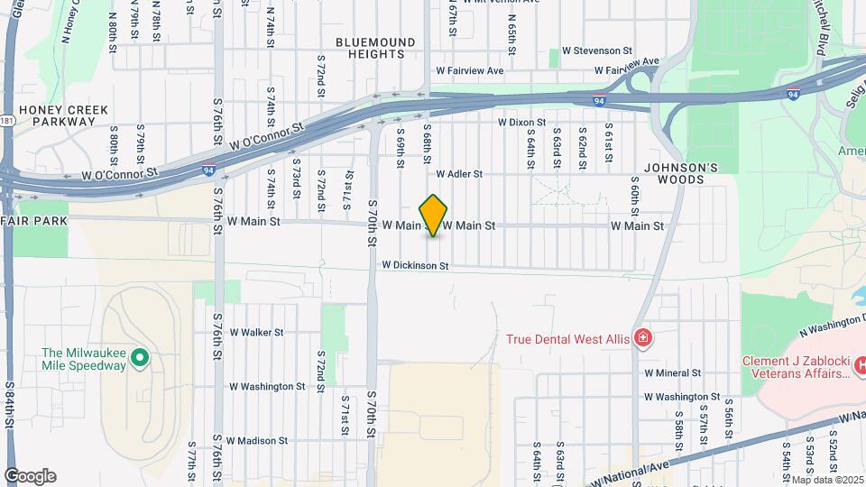 622 S 68th St Map and Location Details