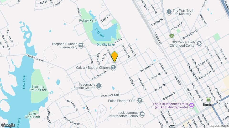 1403 Nichols St Map and Location Details