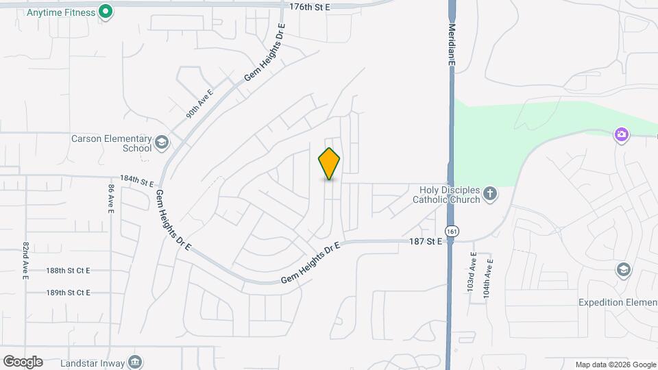 18403 96th Ave E Map and Location Details