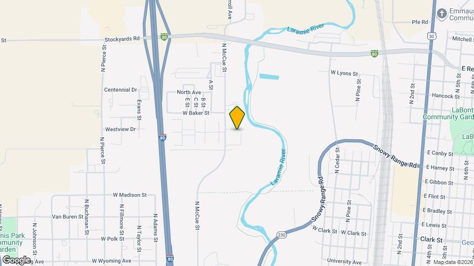 953 N McCue St Mapa y Detalles de la Ubicación