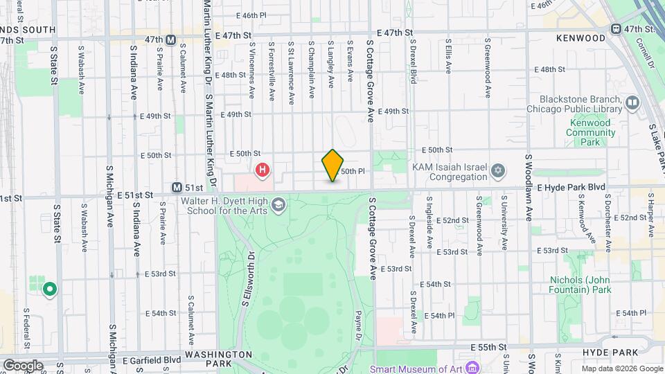 660 E 51st St Map and Location Details