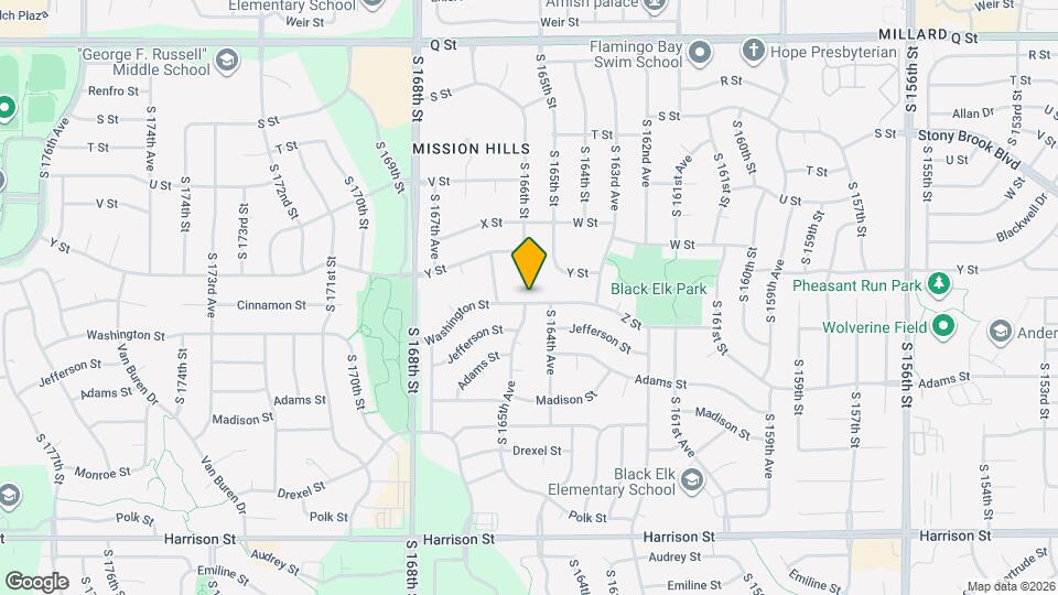 16536 Washington St Map and Location Details