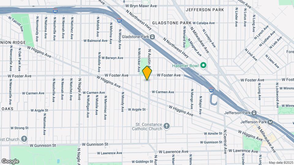 5130 N Austin Ave Map and Location Details