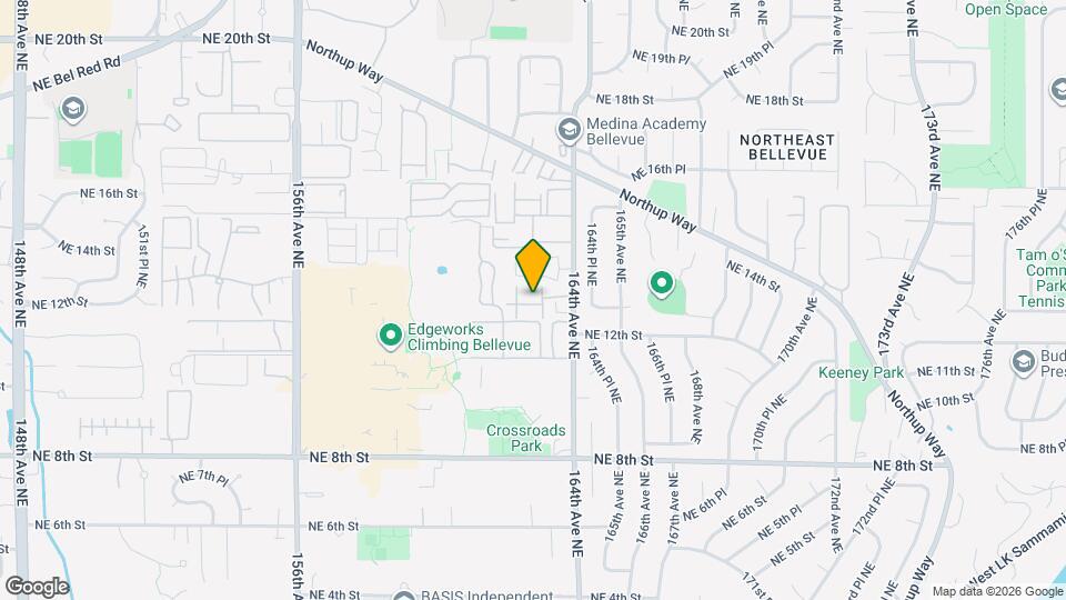 16205 NE 12th Ct Map and Location Details
