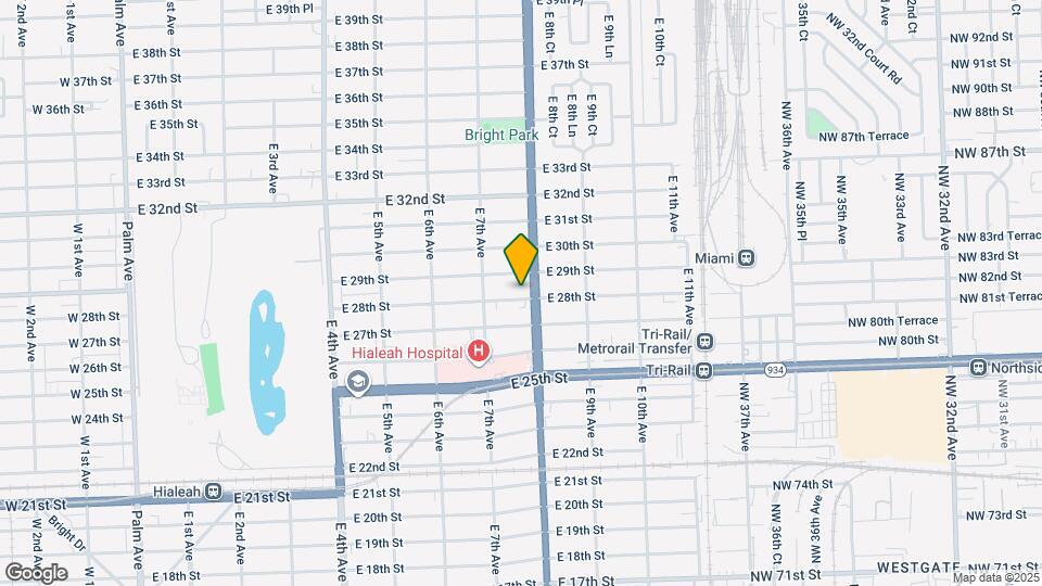 769 E 28th St, Unit S2 Map and Location Details