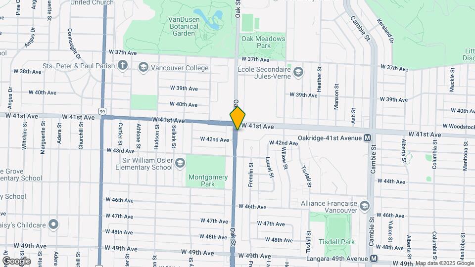 5770 Oak St Map and Location Details