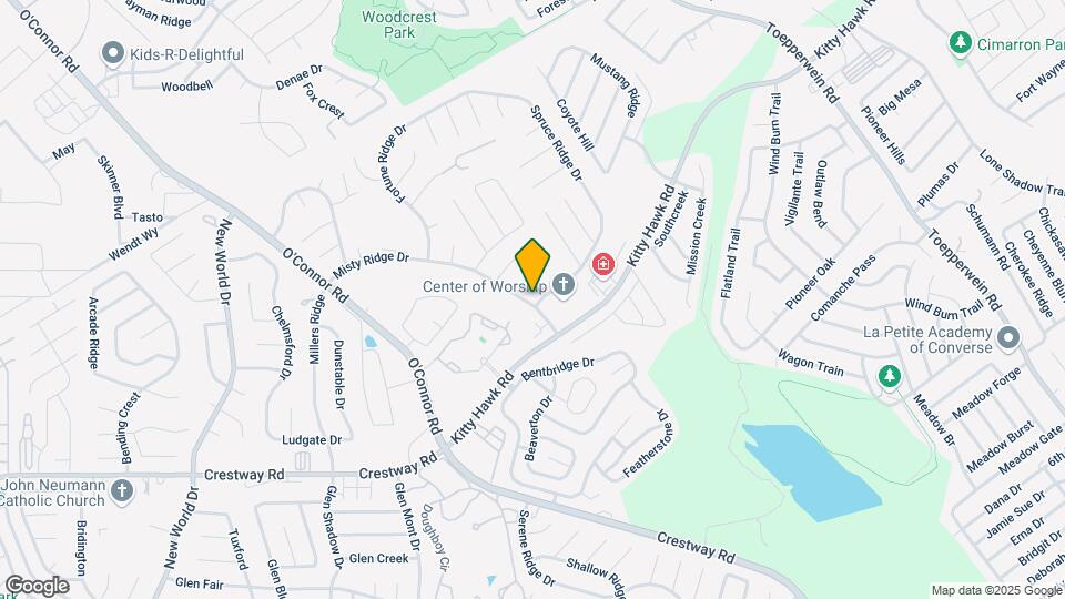 9701 Spruce Ridge Dr Map and Location Details