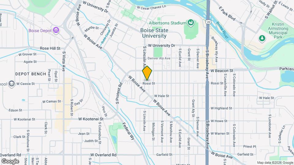 1630 Rossi St Map and Location Details