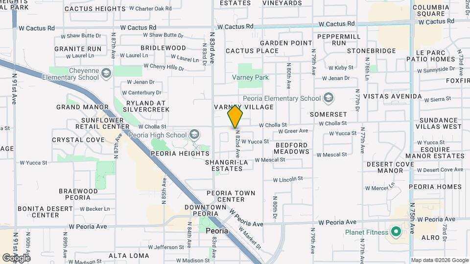 11324 N 82nd Ave Mapa y Detalles de la Ubicación