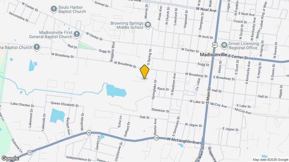 269 S Spring St Map and Location Details