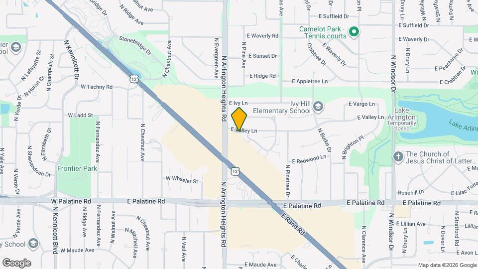 217 E Valley Ln, Unit 2nd Floor Map and Location Details