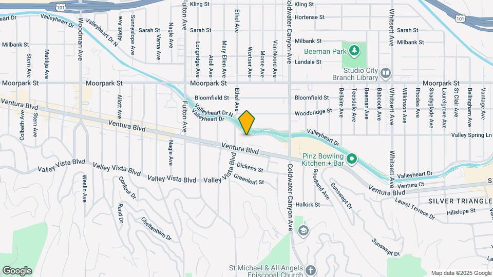 13030 Valleyheart Dr Map and Location Details